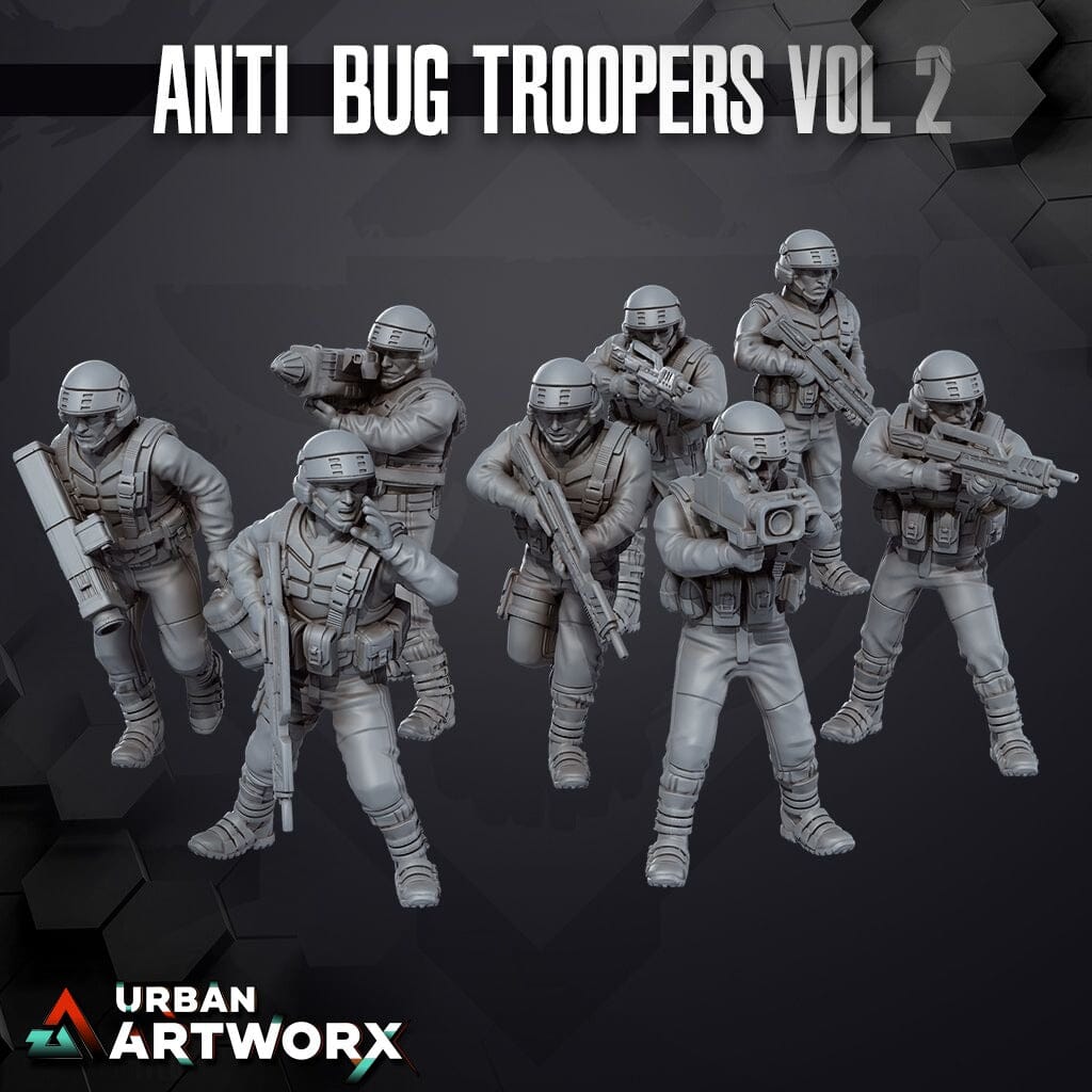 Tabletop Miniaturen - Skullforge Studios - Anti Bug Troopers Vol 2 (8) Skullforge Studios 