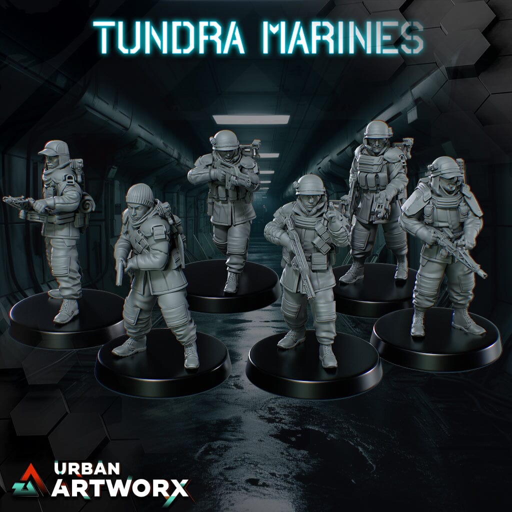 Tabletop Miniaturen - Skullforge Studios - Arctic Operations Marines (6) Skullforge Studios 