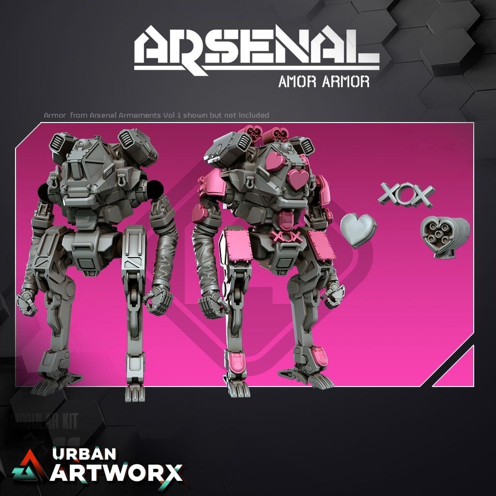 Tabletop Miniaturen - Skullforge Studios - Arsenal: Amor Armor (Zubehör) Skullforge Studios 