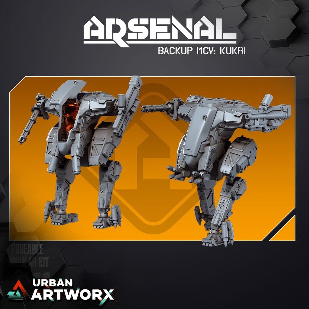 Tabletop Miniaturen - Skullforge Studios - Arsenal: Backup MCV Kukri (2) Skullforge Studios 