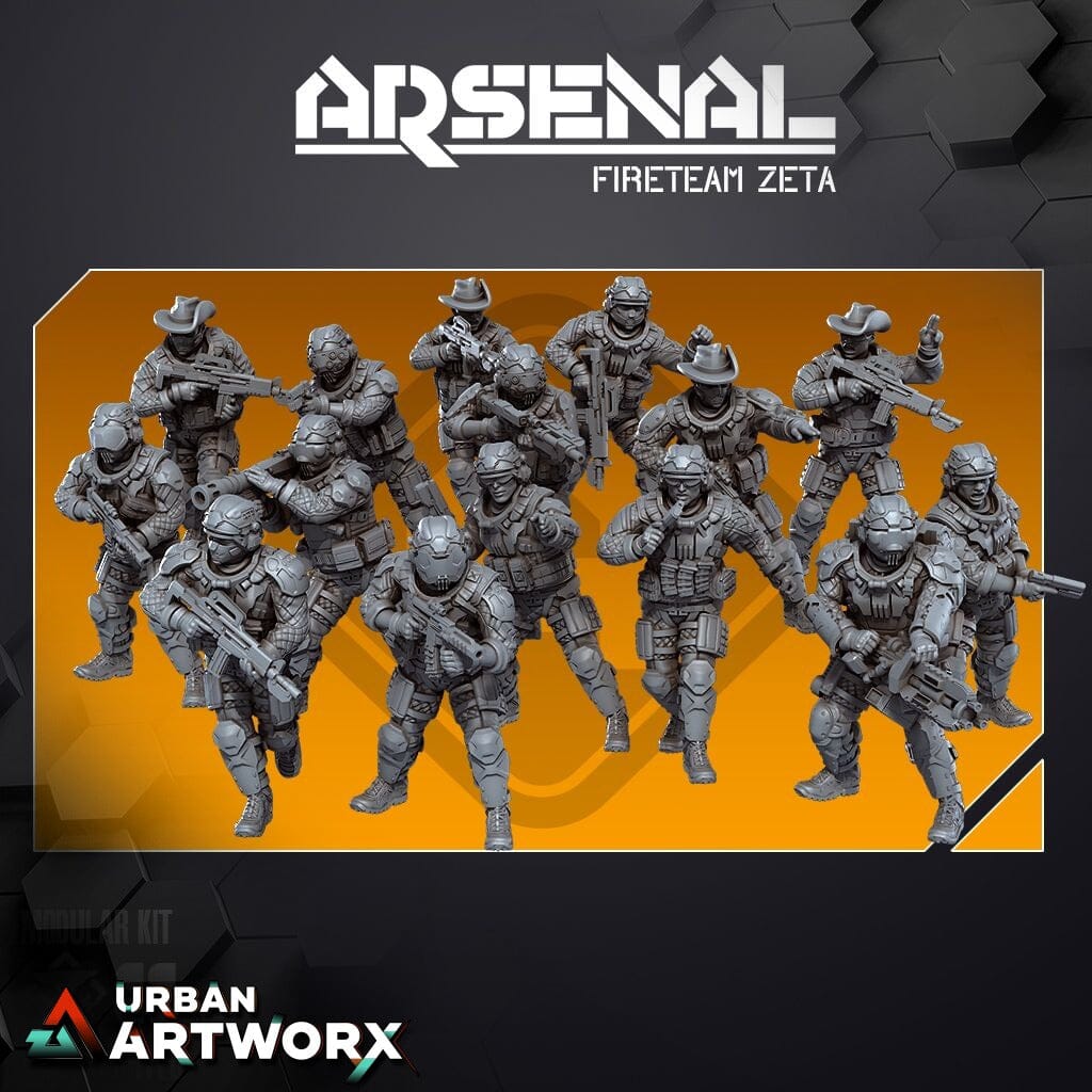 Tabletop Miniaturen - Skullforge Studios - Arsenal: Fireteam Zeta (17) Skullforge Studios 