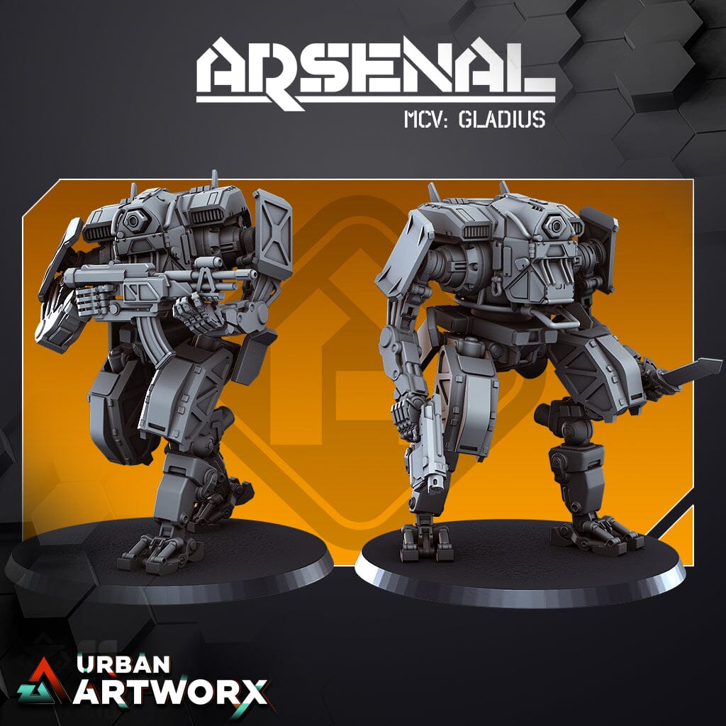 Tabletop Miniaturen - Skullforge Studios - Arsenal: MCV Gladius (2) & All Weapon Options Skullforge Studios 