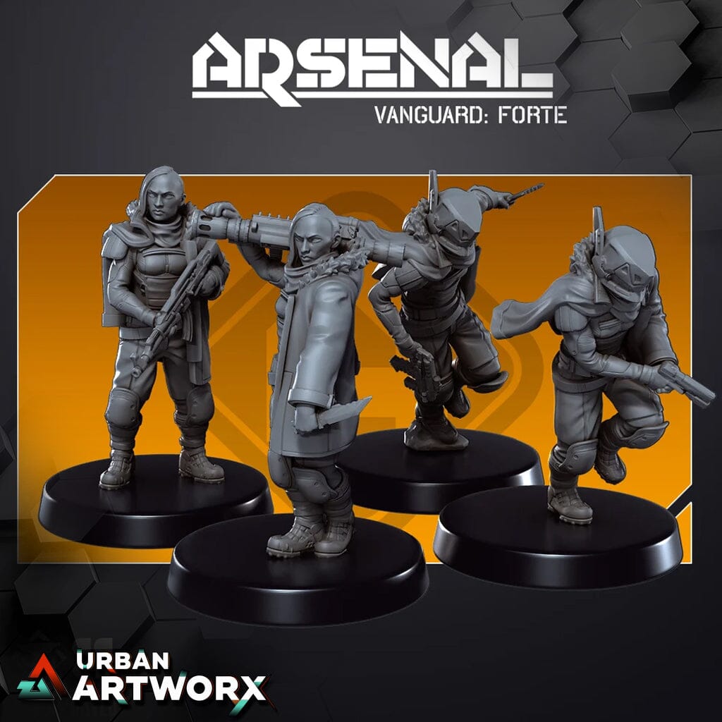 Tabletop Miniaturen - Skullforge Studios - Arsenal: Vanguard Forte (4) Skullforge Studios 