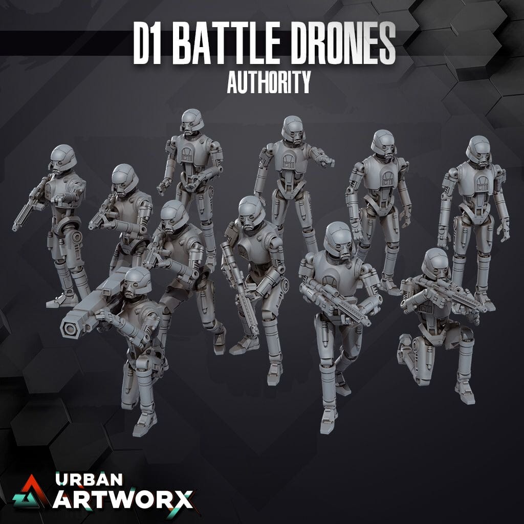 Tabletop Miniaturen - Skullforge Studios - Authority D1 Battle Drones (11) Skullforge Studios 