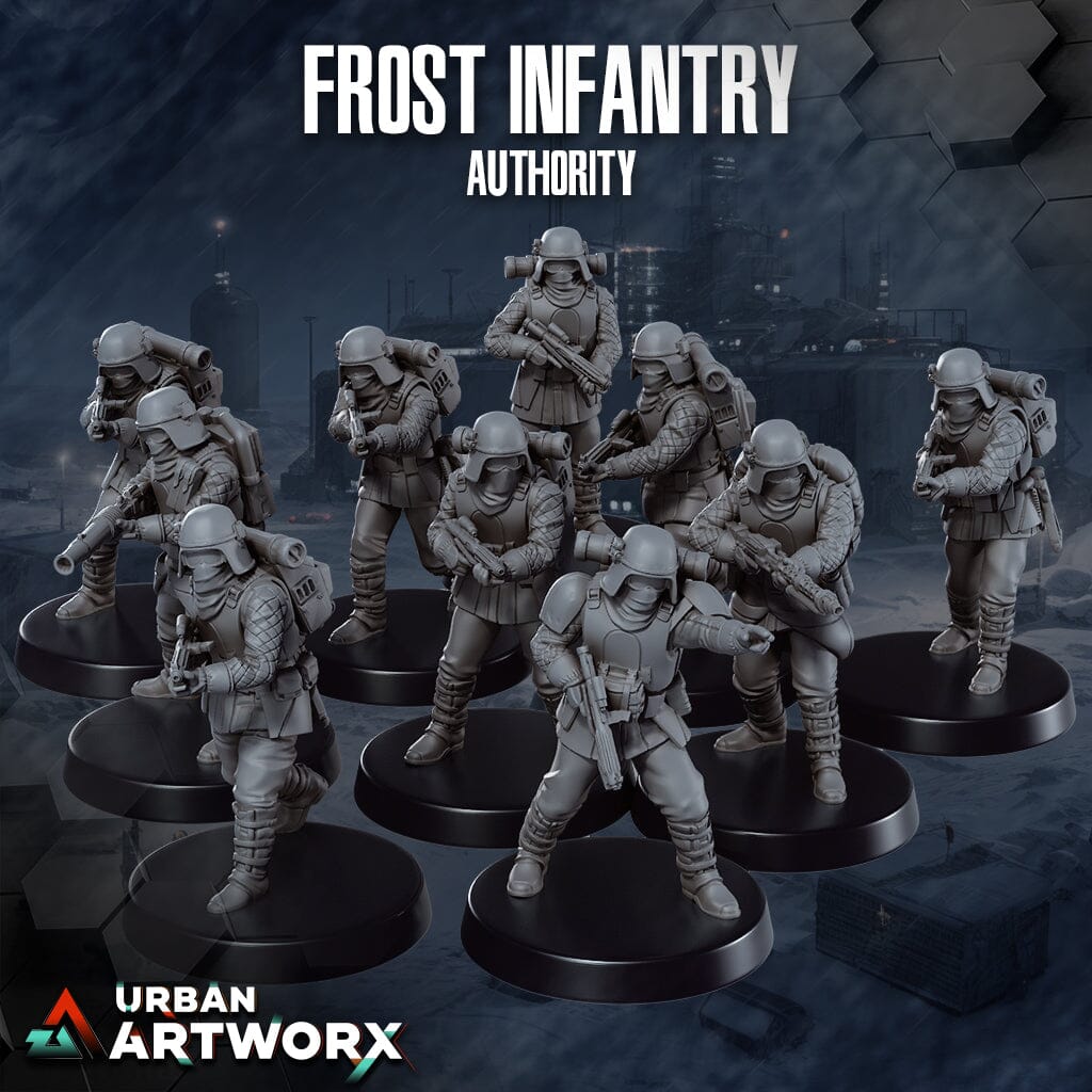 Tabletop Miniaturen - Skullforge Studios - Authority Frost Infantry (10) Skullforge Studios 