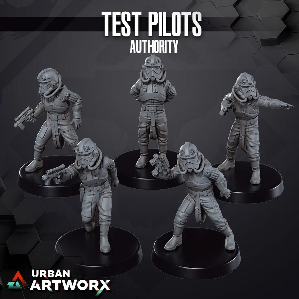 Tabletop Miniaturen - Skullforge Studios - Authority Test Pilots (5) Skullforge Studios 