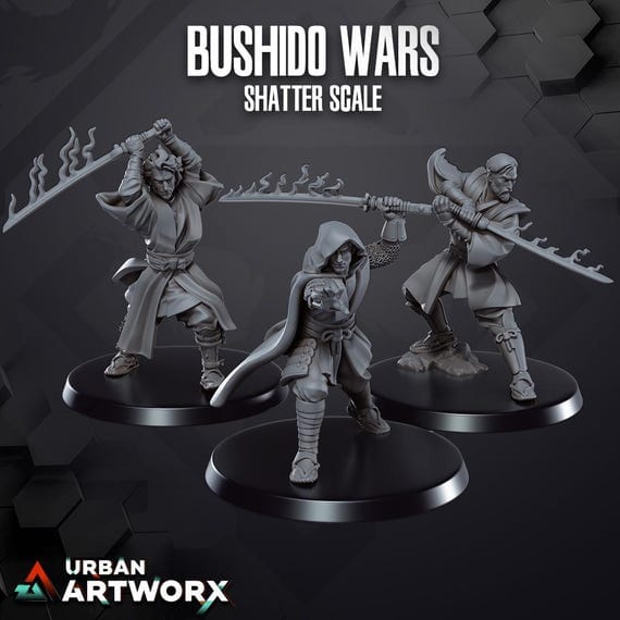 Tabletop Miniaturen - Skullforge Studios - Bushido Wars Heroes (Shatterpoint) (3) Skullforge Studios 