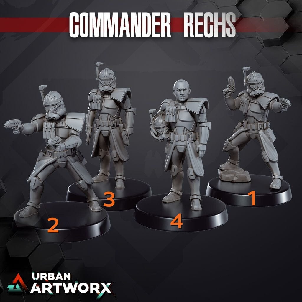 Tabletop Miniaturen - Skullforge Studios - Commander Rechs (4) Skullforge Studios 