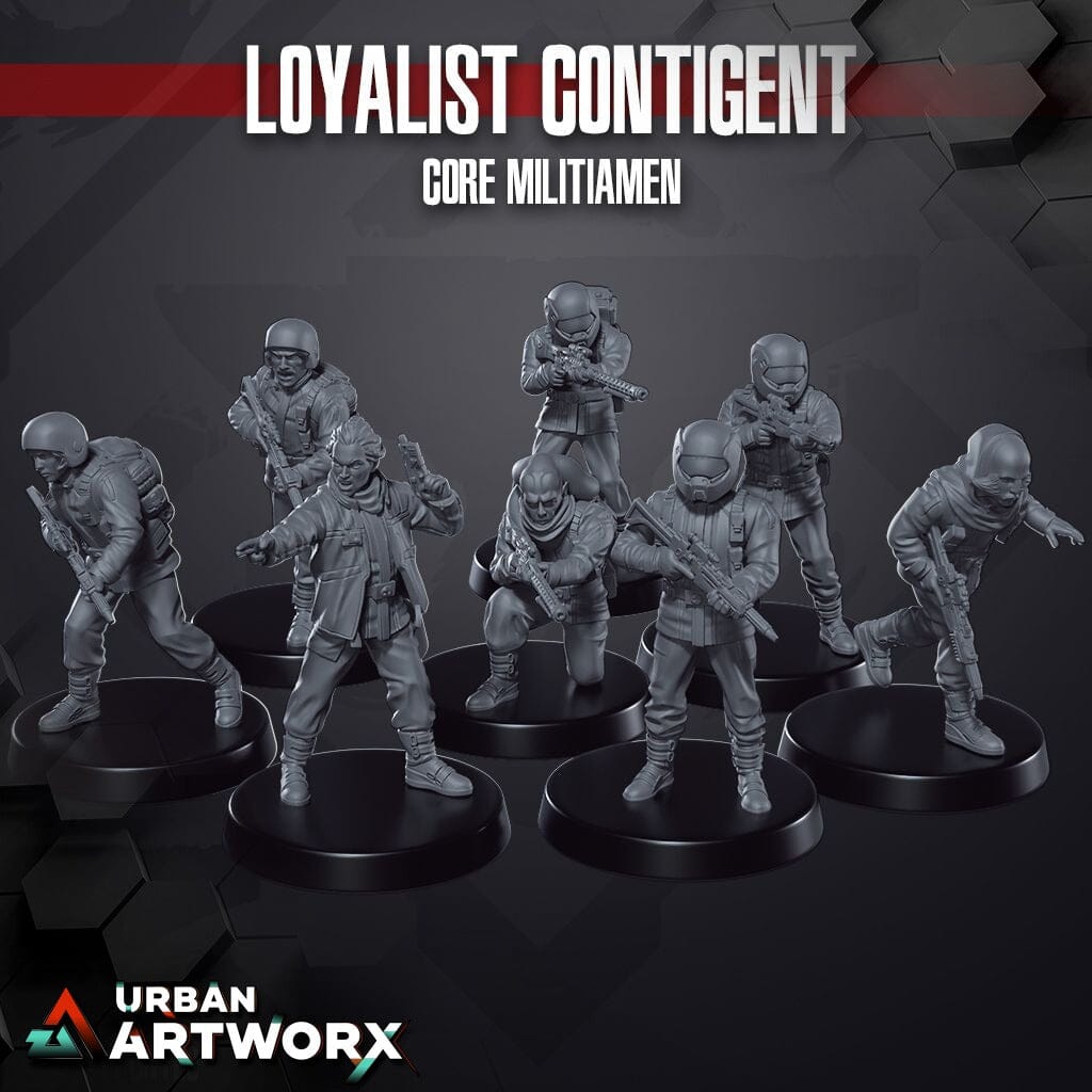 Tabletop Miniaturen - Skullforge Studios - Core Militiamen (8) Skullforge Studios 