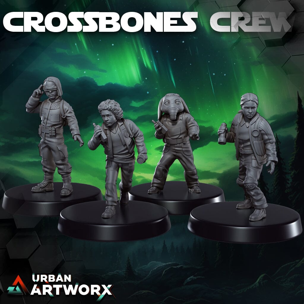 Tabletop Miniaturen - Skullforge Studios - Crossbones Crew (4) Skullforge Studios 