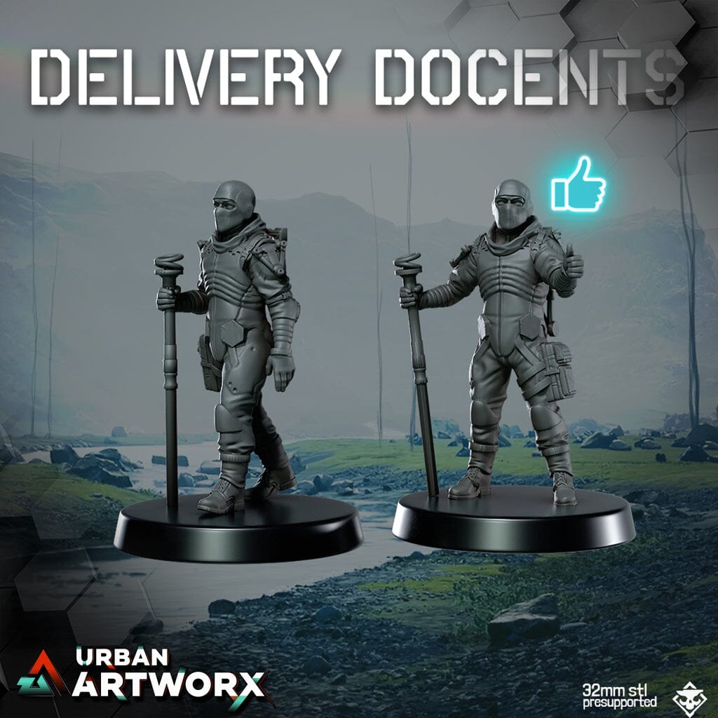 Tabletop Miniaturen - Skullforge Studios - Delivery Docents (2) Skullforge Studios 