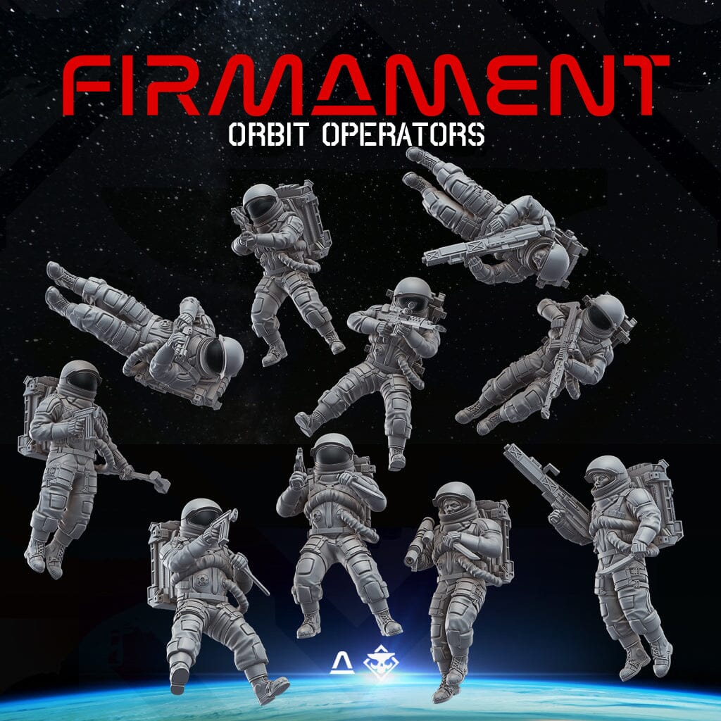 Tabletop Miniaturen - Skullforge Studios - Firmament: Orbit Operators Multipart Kit (10) Skullforge Studios 