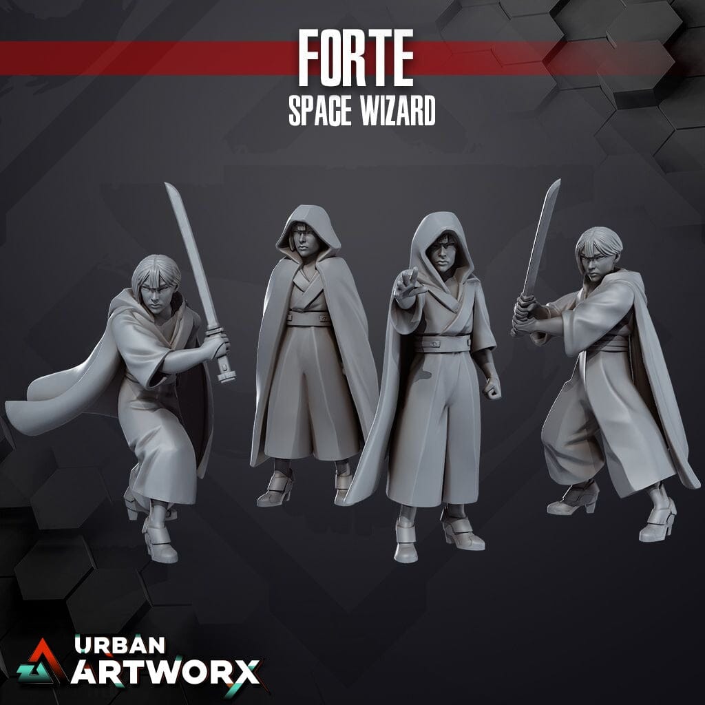 Tabletop Miniaturen - Skullforge Studios - Forte Space Wizard (4) Skullforge Studios 