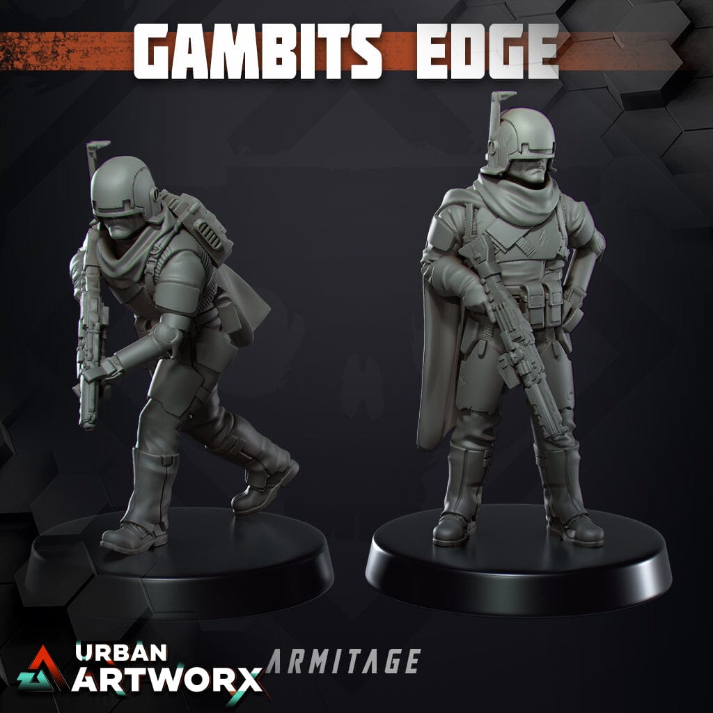 Tabletop Miniaturen - Skullforge Studios - Gambits Edge: Armitage (2) Skullforge Studios 