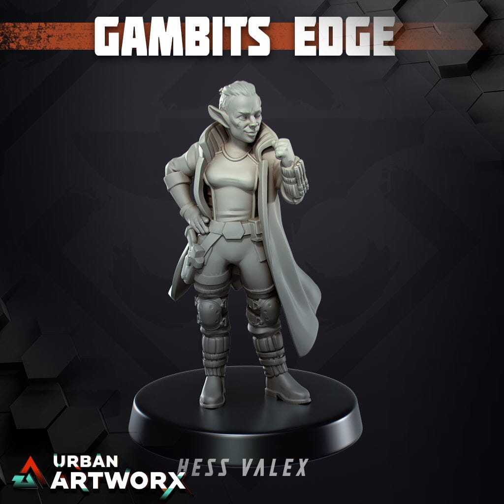 Tabletop Miniaturen - Skullforge Studios - Gambits Edge: Hess Valex (1) Skullforge Studios 