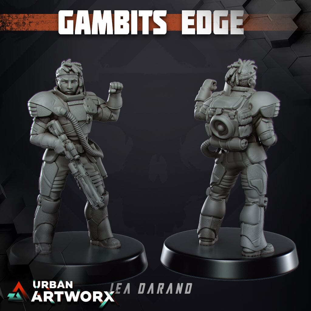 Tabletop Miniaturen - Skullforge Studios - Gambits Edge: Jea Darand (1) Skullforge Studios 