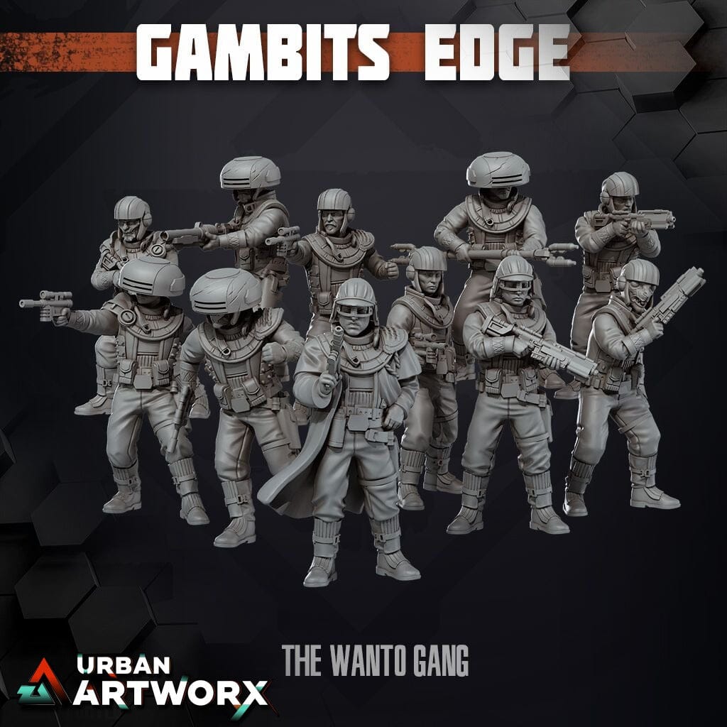 Tabletop Miniaturen - Skullforge Studios - Gambits Edge: The Wanto Gang (11) Skullforge Studios 