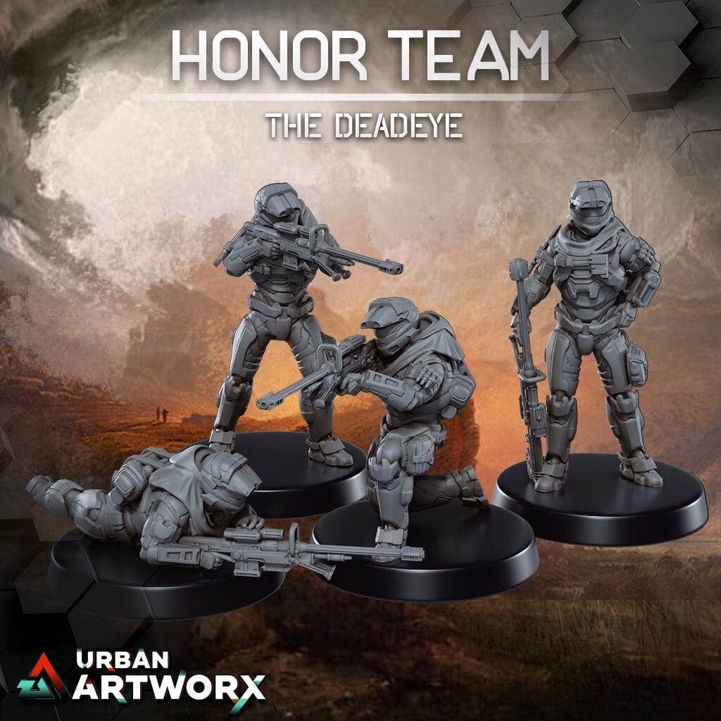 Tabletop Miniaturen - Skullforge Studios - Honor Team: The Deadeye (4) Skullforge Studios 