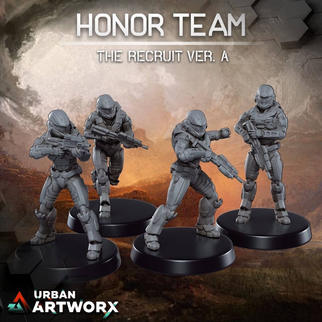 Tabletop Miniaturen - Skullforge Studios - Honor Team: The Recruit Ver. A (4) Skullforge Studios 