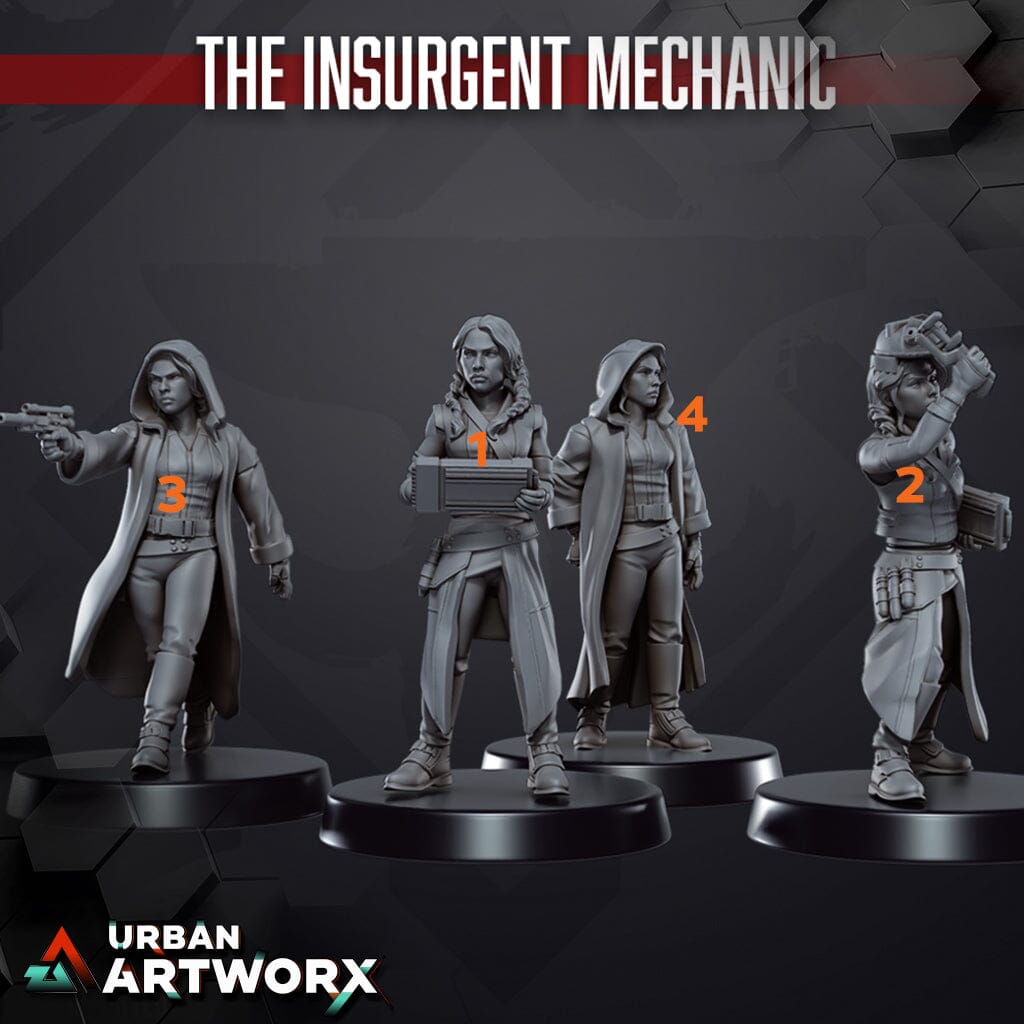 Tabletop Miniaturen - Skullforge Studios - Insurgent Mechanic Bicks Skullforge Studios 