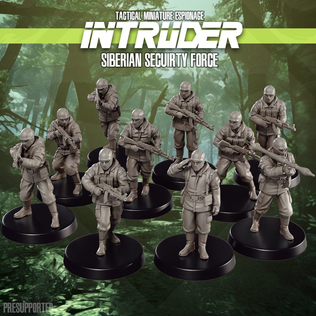 Tabletop Miniaturen - Skullforge Studios - Intruder: Siberian Security Force (10) Skullforge Studios 