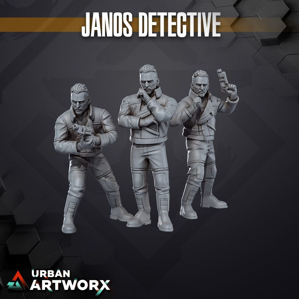 Tabletop Miniaturen - Skullforge Studios - Janos: Detective (3) Skullforge Studios 