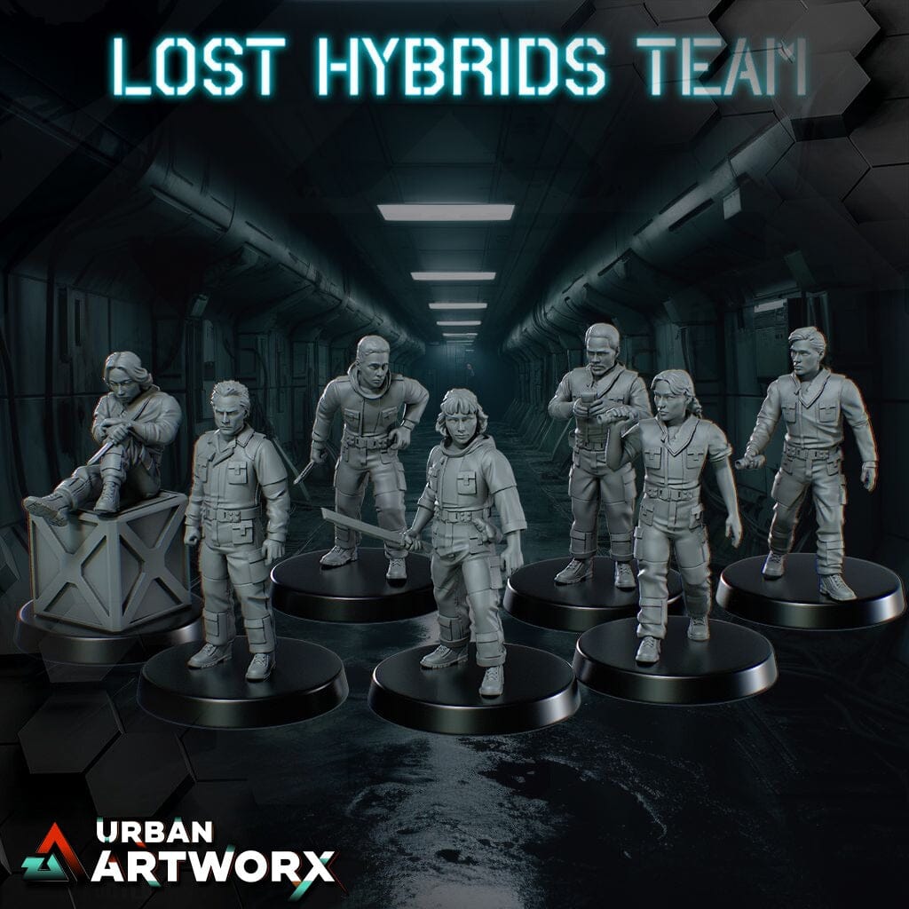 Tabletop Miniaturen - Skullforge Studios - Lost Hybrids Team (7) Skullforge Studios 