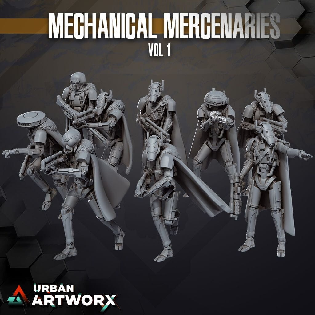 Tabletop Miniaturen - Skullforge Studios - Mechanical Mercenaries: Vol 1 (9) Skullforge Studios 