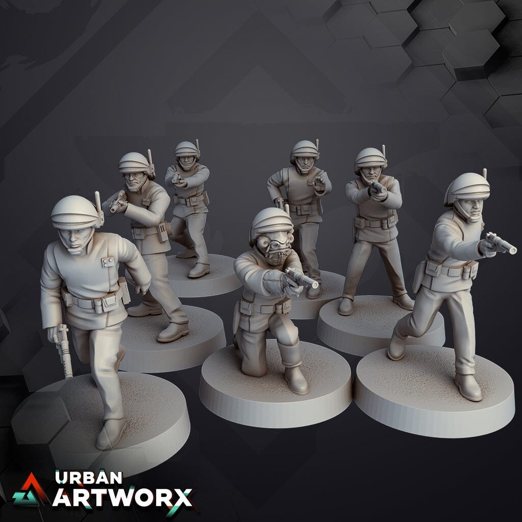 Tabletop Miniaturen - Skullforge Studios - New Alliance Fleet Troopers (7) Skullforge Studios 