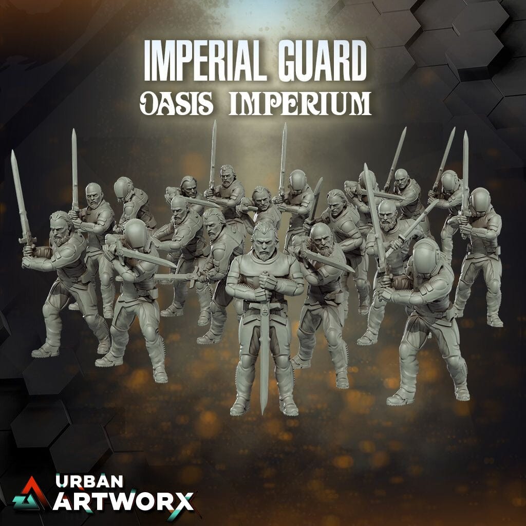 Tabletop Miniaturen - Skullforge Studios - Oasis Imperium: Imperial Guard (12) Skullforge Studios 
