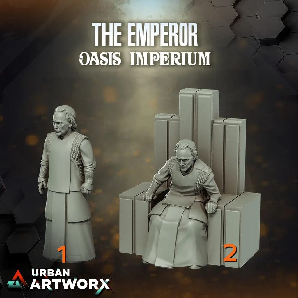 Tabletop Miniaturen - Skullforge Studios - Oasis Imperium: The Emperor (2) Skullforge Studios 