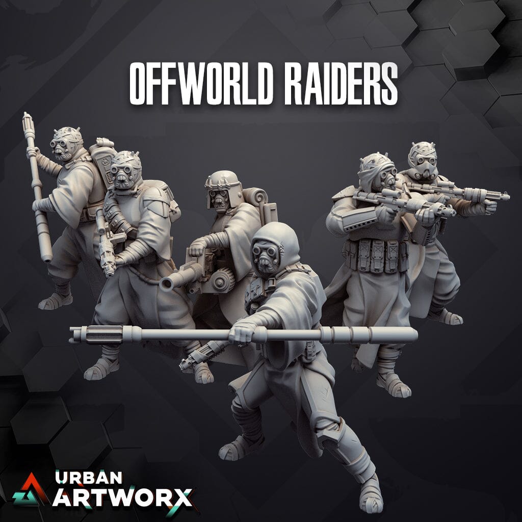 Tabletop Miniaturen - Skullforge Studios - Offworld Raiders (6) Skullforge Studios 