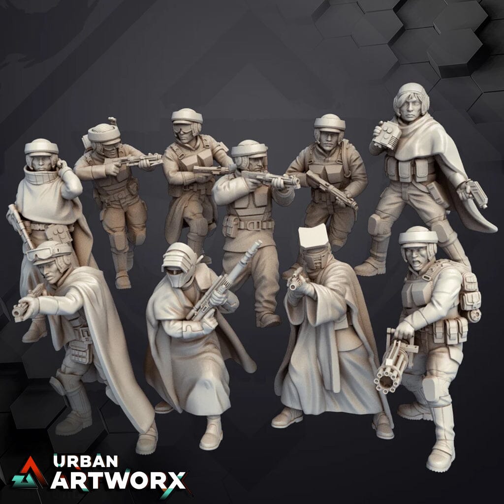 Tabletop Miniaturen - Skullforge Studios - Partisan Troopers (10) Skullforge Studios 