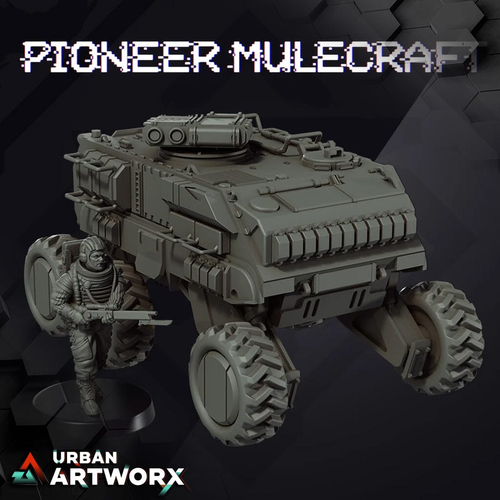 Tabletop Miniaturen - Skullforge Studios - Pioneer Mulecraft Skullforge Studios 