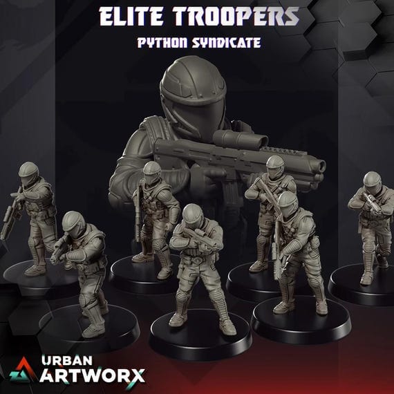 Tabletop Miniaturen - Skullforge Studios - Python Syndicate Elites (7) Skullforge Studios 