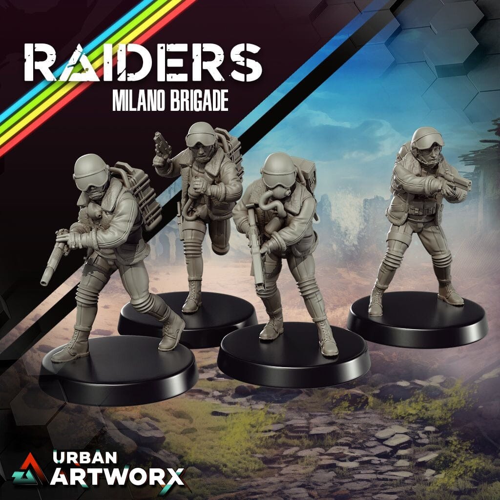 Tabletop Miniaturen - Skullforge Studios - Raiders: Milano Brigade (4) Skullforge Studios 