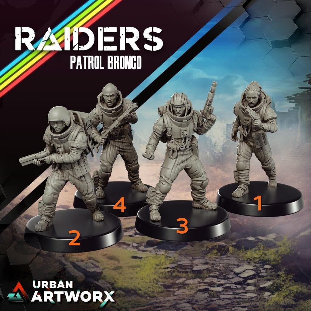 Tabletop Miniaturen - Skullforge Studios - Raiders: Patrol Bronco (4) Skullforge Studios 