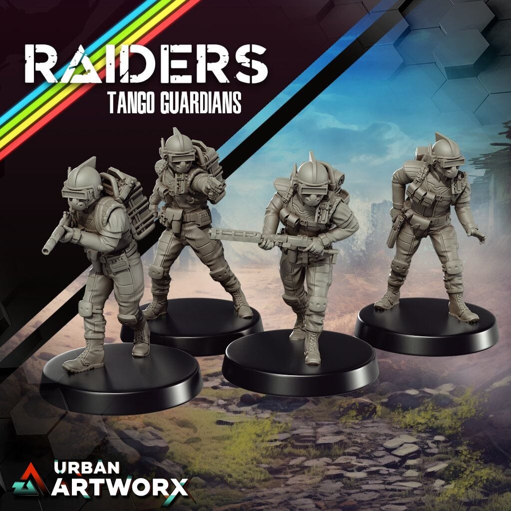 Tabletop Miniaturen - Skullforge Studios - Raiders: Tango Guardians (4) Skullforge Studios 