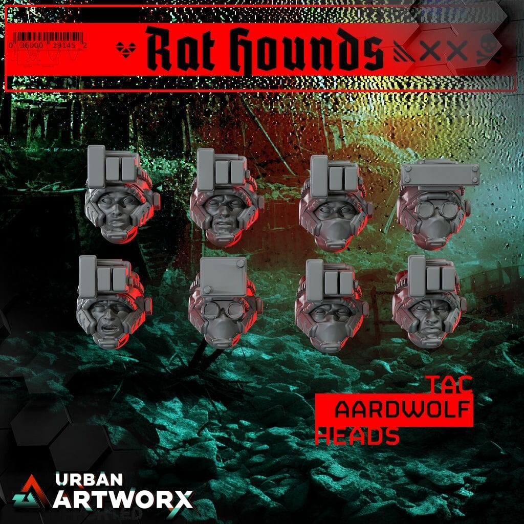 Tabletop Miniaturen - Skullforge Studios - Rat Hounds: TAC Aardwolf (12) Skullforge Studios 