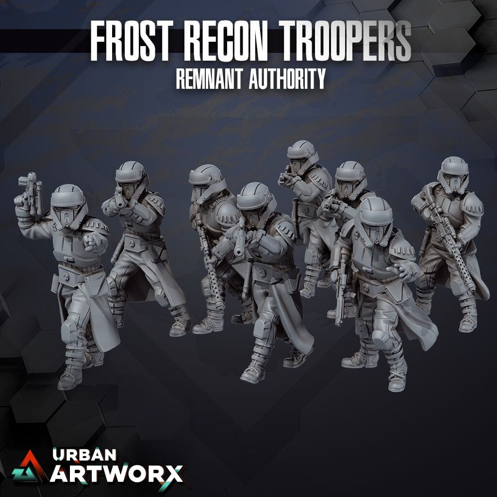 Tabletop Miniaturen - Skullforge Studios - Remnant Authority Frost Recon Troopers (8) Skullforge Studios 