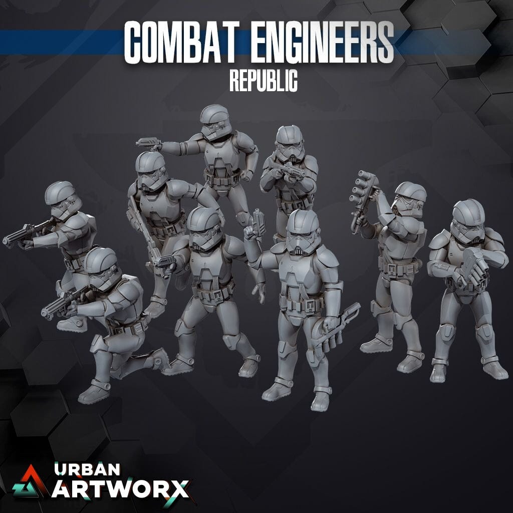 Tabletop Miniaturen - Skullforge Studios - Republic Combat Engineers (9) Skullforge Studios 