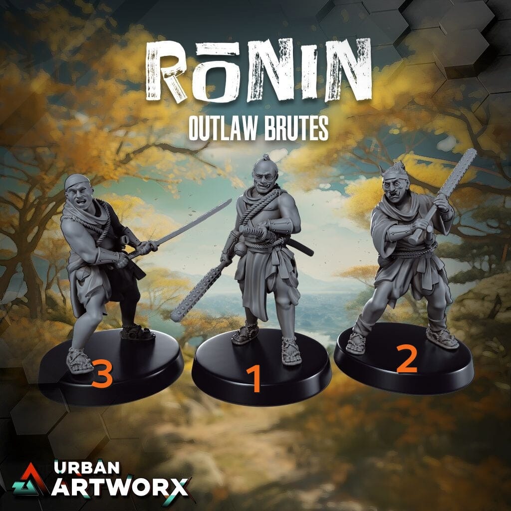 Tabletop Miniaturen - Skullforge Studios - Ronin: Outlaw Brutes (3) Skullforge Studios 