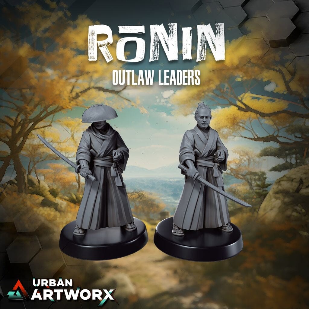 Tabletop Miniaturen - Skullforge Studios - Ronin: Outlaw Leaders (2) Skullforge Studios 