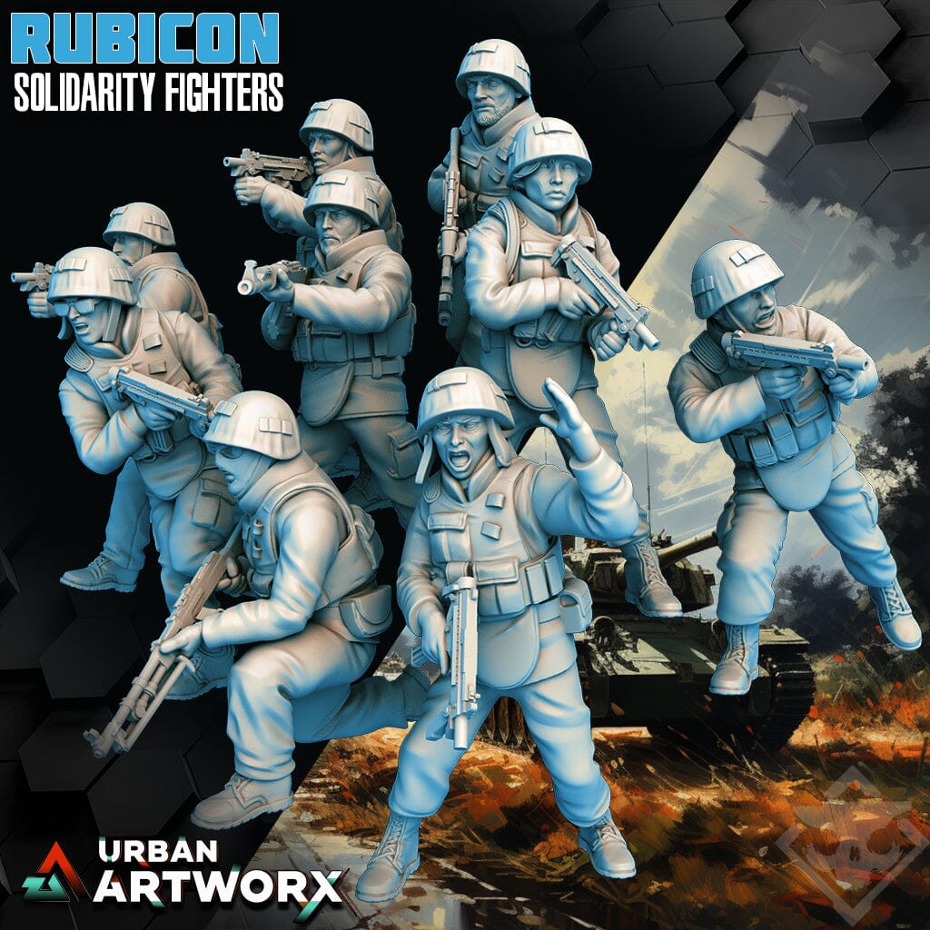 Tabletop Miniaturen - Skullforge Studios - Rubicon Solidarity Fighters (9) Skullforge Studios 