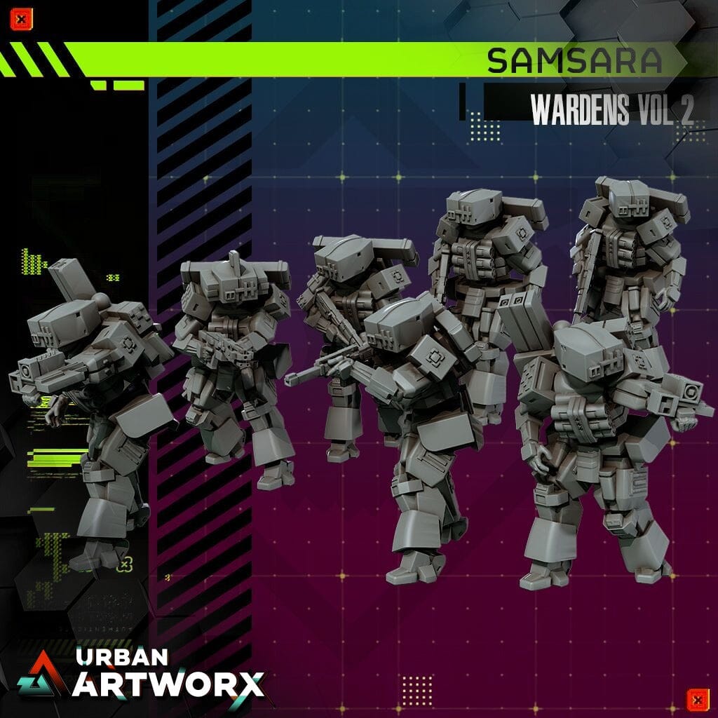 Tabletop Miniaturen - Skullforge Studios - Samsara: Wardens Vol 2 (7) Skullforge Studios 