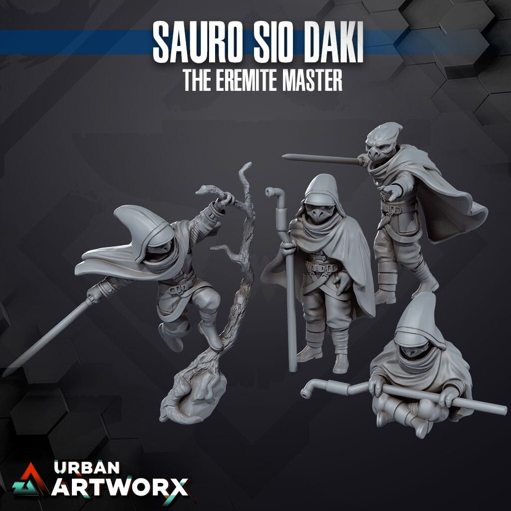 Tabletop Miniaturen - Skullforge Studios - Sauro Sio Daki The Eremite Master (4) Skullforge Studios 