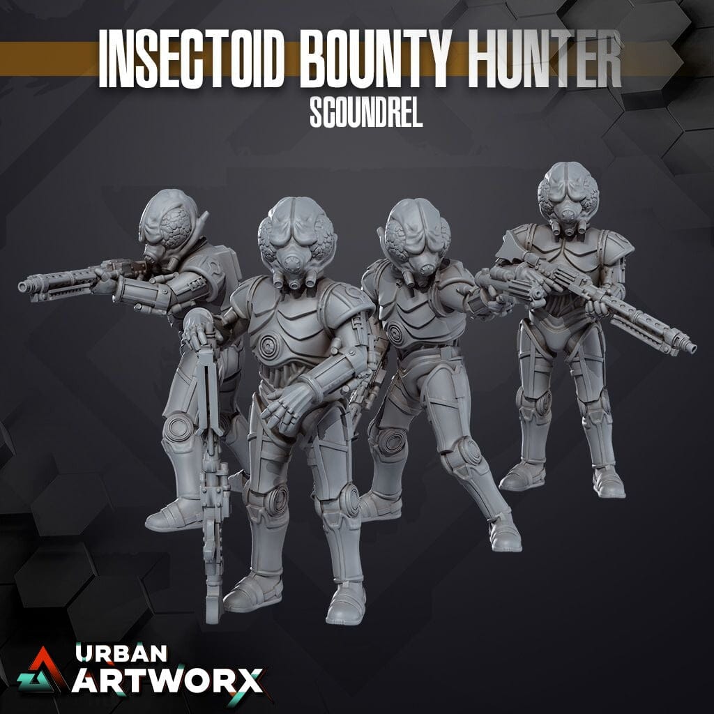 Tabletop Miniaturen - Skullforge Studios - Scoundrel Insectoid Bounty Hunter (4) Skullforge Studios 