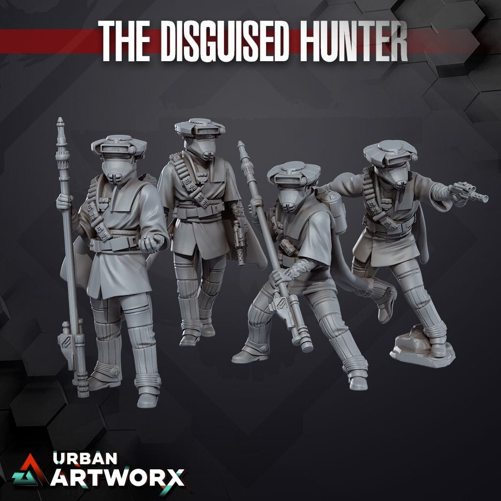 Tabletop Miniaturen - Skullforge Studios - The Disguised Hunter with Helmet (4) Skullforge Studios 