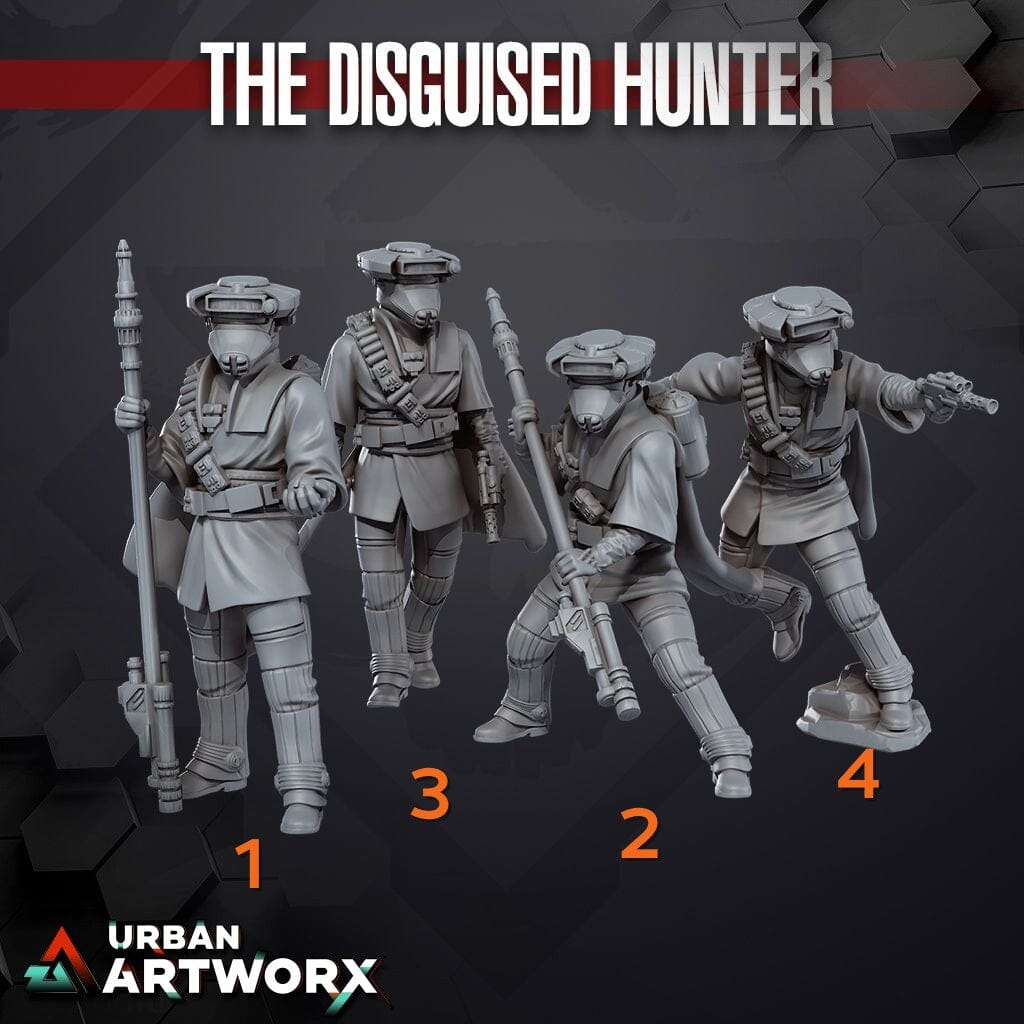 Tabletop Miniaturen - Skullforge Studios - The Disguised Hunter with Helmet (4) Skullforge Studios 