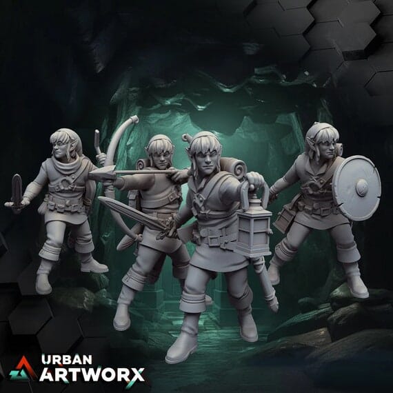Tabletop Miniaturen - Skullforge Studios - The Legendary Hero Skullforge Studios 
